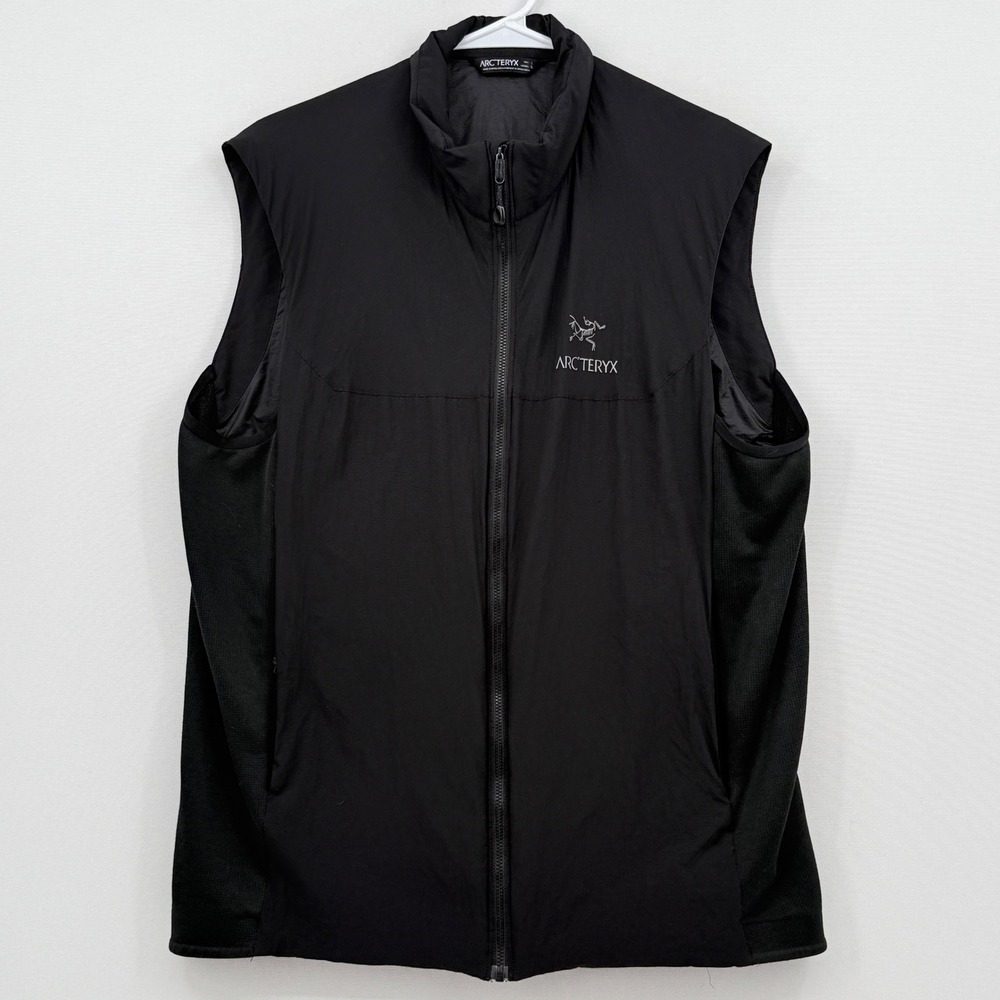 Arcteryx Atom LT Vest Mens Large Black Insulated Gorpcore Techwear Utility READ